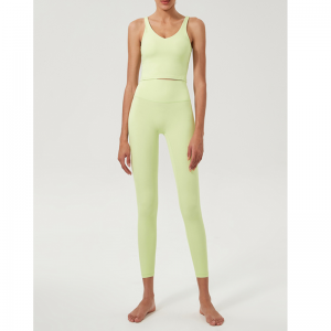 Υψηλή μέση γεμισμένη u-σχήμα γιόγκα σετ