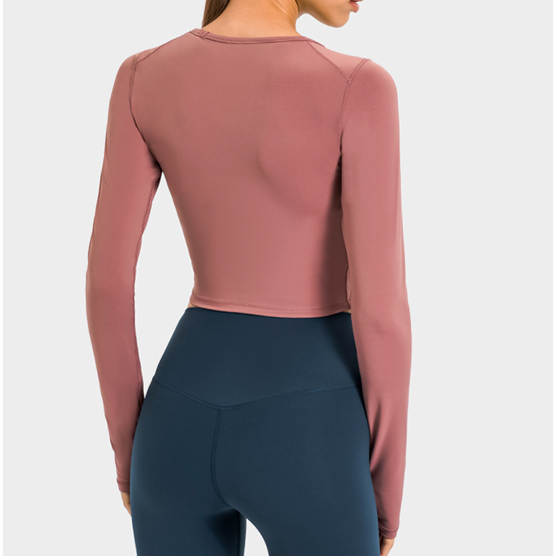 Περικοπή δακτύλου-cot o λαιμό yoga shirtd