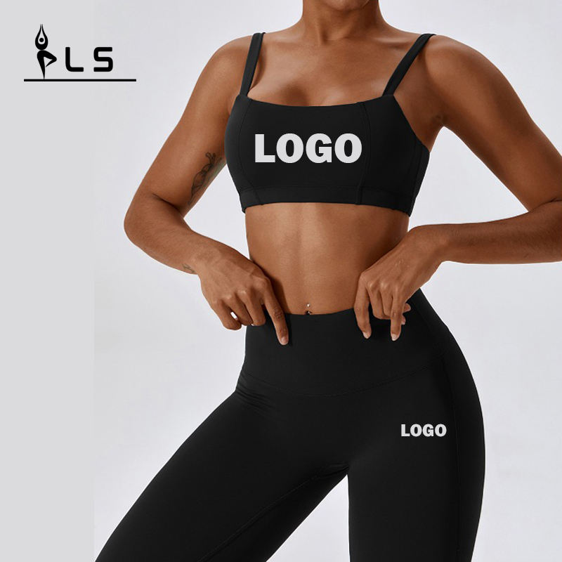 SC9275 Γιόγκα Wear Set Girls Lightweight Elastic Fitness Leggings και BRA Set Γυναίκα Γιόγκα Φορέστε παντελόνι προσαρμοσμένο σετ κοστούμι γιόγκα