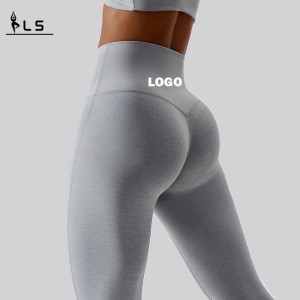 SC1095 Custom Sport High Beist Butt Lifting Running Leggings Γυναίκες Γιόγκα Γιόγκα Παντελόνια Υψηλή Γυμνάσματα Μέση Γκρέγκινγκ για Γυναίκες