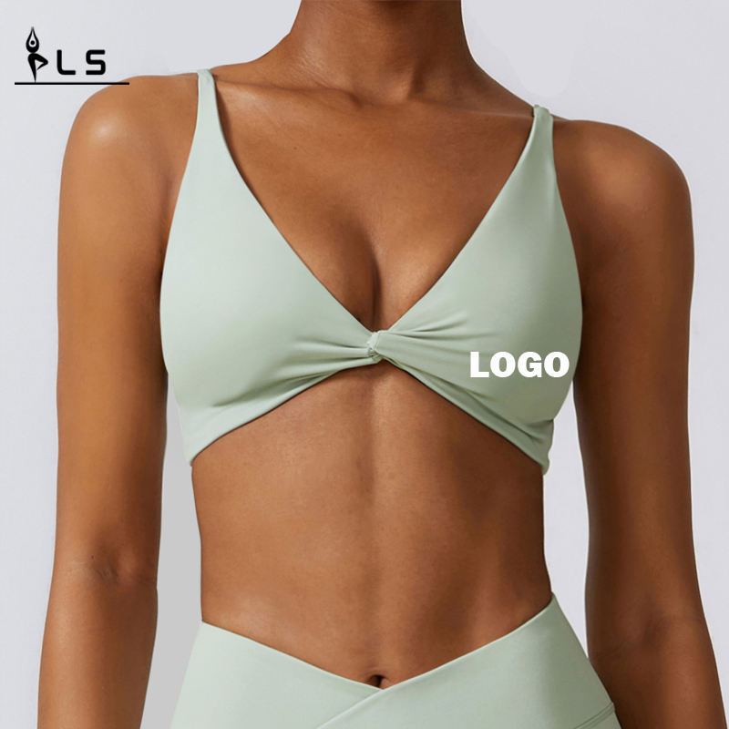 SC10162 Hot Sexy Workout Stretch Running Sports Bra Women High Impact Υποστήριξη γιλέκο Sports Sports Bra