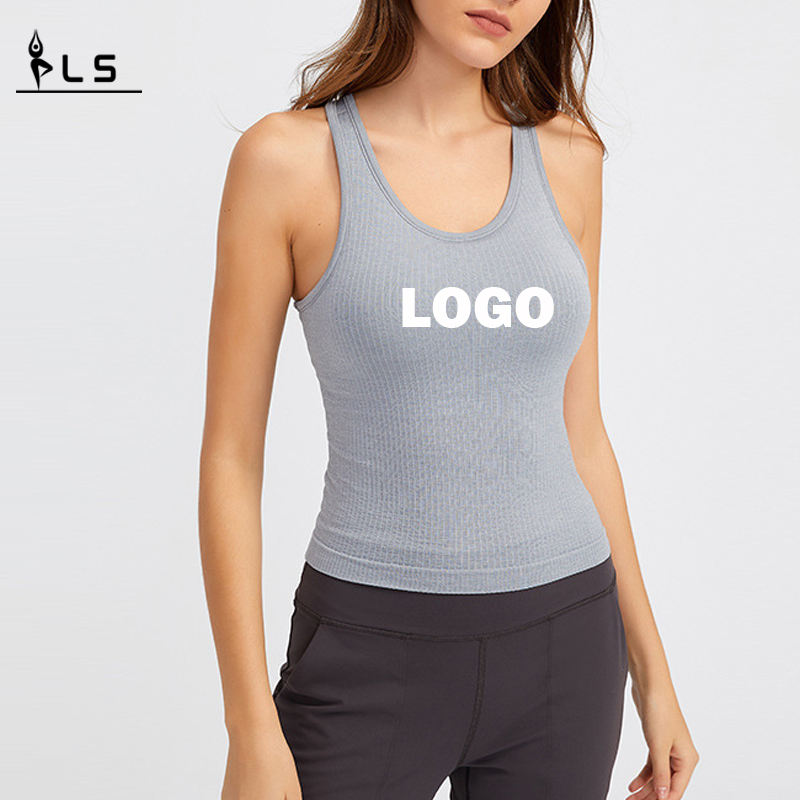 SC10243 Vest Sportswear Workout Tank Yoga Tank Top για γυναίκα που τρέχει το Vest Athletic Gym Wear Tank Top Top