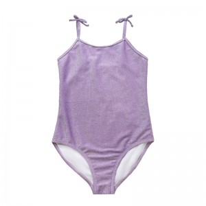 Το Purple Children \\\\ Halter Bow Basic Silver Wire ένα κομμάτι μαγιό