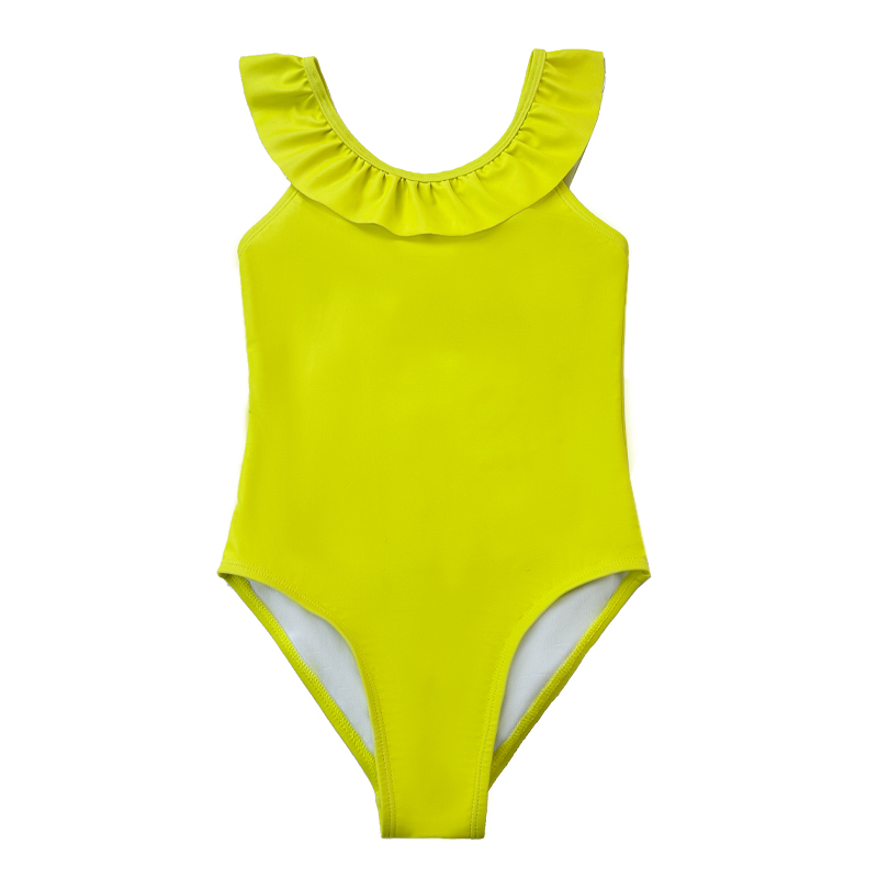 Ruffle-strap παιδιά μαγιό εκκαθάριση πλεόνασμα μωρών μαγιό κορίτσια μαγιό παιδιά μπικίνι