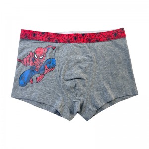 Αγόρι Underpants Spiderman εκτύπωση χρωματική αντίθεση μωρό γκρι underpants comfort βασική